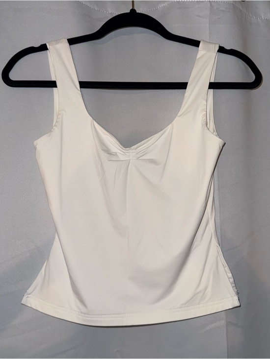 Princess Polly Tops - White Sweetheart Neckline Tank Top
